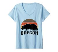 Womens Oregon V-Neck T-Shirt