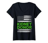 Women's Organ Transplant Kidney Donor V-Neck T-Shirt