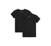 Women's Organic Cotton Crew T-Shirt 2-Pack - Jet Black S