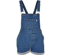 Urban Classics Women's Organic Short Dungaree T-Shirt Clearblue Washed S