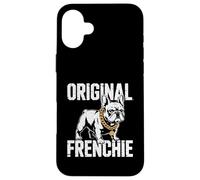 Womens Original Frenchie Chain Cool French Bulldog Gift Case for iPhone 16 Plus