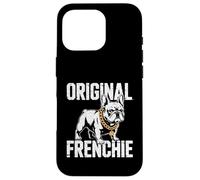 Womens Original Frenchie Chain Cool French Bulldog Gift Case for iPhone 16 Pro