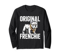 Womens Original Frenchie Chain Cool French Bulldog Gift Long Sleeve T-Shirt