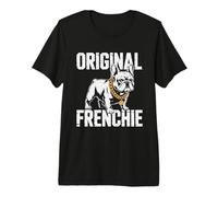 Womens Original Frenchie Chain Cool French Bulldog Gift Premium T-Shirt