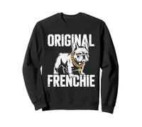 Womens Original Frenchie Chain Cool French Bulldog Gift Sweatshirt