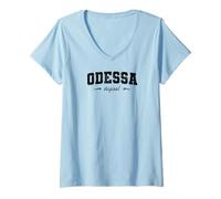 Women's Original Odessa Retro Hometown Name Odessa Original V-Neck T-Shirt