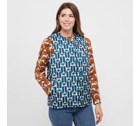 Women's Orla Kiely Quilted Gilet, Navy 16