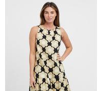 Regatta Womens Orla Kiely Bold Pattern Summer Dress - Black Sixties Daisy - 10