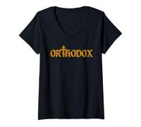 Women's Orthodox Christianity Eastern Orthodox Greek Orthodox V-Neck T-Shirt