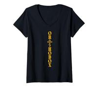 Women's Orthodox Christianity Eastern Orthodox Greek V-Neck T-Shirt