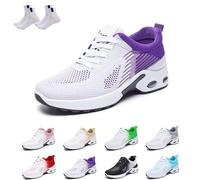 Womens Orthopedic Bowling Shoes - Breathable Lightweight Mesh Sneakers for Comfort and Support(Purple,11)