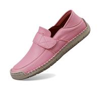 Women's Orthopedic Casual Loafers with Adjustable Ankle Strap for Superior Comfort and Support (5.5) Pink
