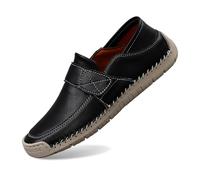 Women's Orthopedic Casual Loafers with Adjustable Ankle Strap for Superior Comfort and Support (Black, 5.5)