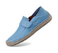 Women's Orthopedic Casual Loafers with Adjustable Ankle Strap for Superior Comfort and Support (Blue, 5)
