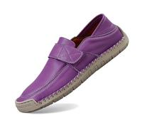 Women's Orthopedic Casual Loafers with Adjustable Ankle Strap for Superior Comfort and Support (Purple, 7.5)