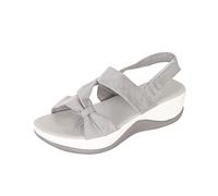Womens Orthopedic ls Open Toe Anti-Slip ls Orthopedic Bunion Corrector l Slippers for Summer Outdoor Hiking Walking Shoes UK Size 3-8 (Gray 3 UK)
