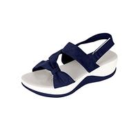 Womens Orthopedic ls Open Toe Anti-Slip ls Orthopedic Bunion Corrector l Slippers for Summer Outdoor Hiking Walking Shoes UK Size 3-8 (Blue 3 UK)