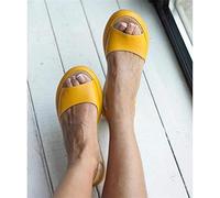 Women's Orthopedic Open Toe Leather Sandals Large Size Premium Comfy Fish Mouth Sport Sandal Casual Summer Outdoor Hiking Walking Shoes Beach Travel Flat Slippers