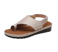 Women's Orthopedic Sandal Summer with Arch Support Reduces Pain Summer Comfy Open Toe Orthopedic Bunion Corrector Sandals Soft Sole for Summer Outdoor Hiking Walking Beach,A,6.5 UK