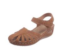 Womens Orthopedic Sandals UK Clearance Closed Toe Sandal Walking Sandals Ladies Comfort Sports Shoes Summer Beach Vacation Sandles Gladiator Slingback Wedge Sandals with Arch Support Wide Fit Slides