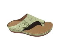 Womens Orthopedic Slippers Cozy UK Sandals with Arch Support Wide Fit Low Chunky Heels Flip Flops Trekking Shoes Slip On Clip Toe Slides Slippers Ladies Bunion Correction Sandals