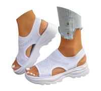 Womens Orthopedic Walking Sandals Comfortable Plantar Fasciitis Arch Support Sports Sandals Summer Beach Ultra lightweight Breathable Recovery Athletic Cushioned Outdoor Sandles (a-D, 3.5)