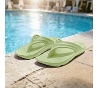 Women's Orthotic Cushion Flip Flops Recovery Walking Sandals for Women with Arch Support Comfortable Slip On Flip Flops for Womans Khaki