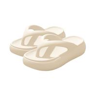 Womens Orthotic Flip Flops Thick Plantar Fasciitis Correction Sandals Pillow Soft Summer Beach Shoes Non Comfortable And Lightweight Workout Slides For Women Arch Support White 5.5