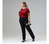 Berghaus Women's Ortler 2.0 Walking Trousers | Water Resistant | Comfortable Fit | Breathable, Black/Black, 16 29