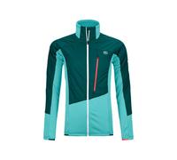 Women's Ortovox Westalpen Swisswool Hybrid (pacific green) fleece jacket