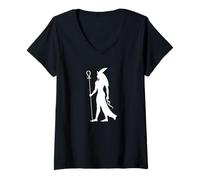 Womens Osiris Egyptian God | Egypt Mythology Ancient V-Neck T-Shirt