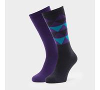 Women's Oslo Socks (Twin Pack), Multi Coloured One Size