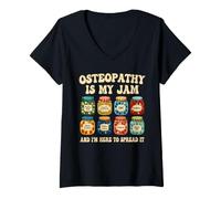 Women's Osteopath Osteopathy is My Jam V-Neck T-Shirt