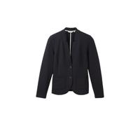 Women's Ottoman Textured Blazer Tom Tailor Bleu L