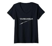 Women's Oumuamua Space Object UFO Asteroid V-Neck T-Shirt