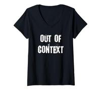 Womens Out of Context V-Neck T-Shirt