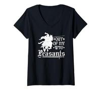 Womens Out of My Way Peasants Renaissance Ren Faire V-Neck T-Shirt