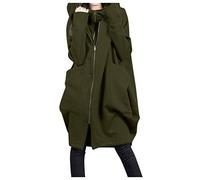 Women's Outdoor Fleece Zipper Short Bedroom Jacket Hoodies Fluffy Jackets Sherpa Warm Sweatshirts Comfort Longline Overcoat With Pockets Single Breasted Full Zip Hood