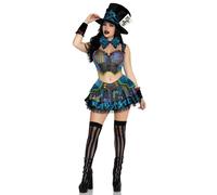 Women's outfit Leg Avenue Mad Hatter Multicolore S