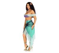 Leg Avenue 87168 10125 3 Pc Spellbound Mermaid Costume With Cute Sea Star Hair Clip, Multicolored, XS