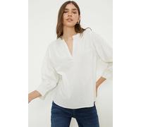 Womens Overhead Foil Stripe Shirt Ivory 18