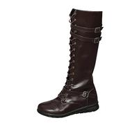Women's Overknee Boots Flat Cowboy Boots Women's Elegant Long Shaft Boots PU Leather Punk Winter Boots Wedge Chunky Hiking Boots Goth Riding Boots Knee High Wellington Boots Autumn Winter Rain Boots