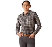 Women's overshirt Ariat Rebar Flannel DuraStretch Gris S