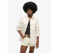 Superdry Workwear Overshirt White XS Woman