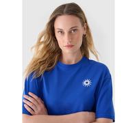 Women's oversize printed T-shirt 4F 4FRSS24TTSHF2546-36S