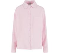 Women's oversize shirt Urban Classics Musselin Pink 5XL