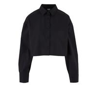 Urban Classics Cropped Oversize Long Sleeve Blouse Black L Woman