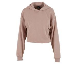 Women's oversized crop sweatshirt Urban Classics Light Terry Rose L