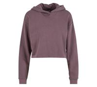 Women's oversized crop sweatshirt Urban Classics Light Terry Violet M