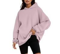 Womens Oversized Fall Aesthetic Hoodies Plus Size Solid Loose Fit Backwoods with Hood Clothes for Teens Long Sleeve Goth Sweatshirts Tops Cute Funny Sweaters Fashion Personalized Y2K Purple